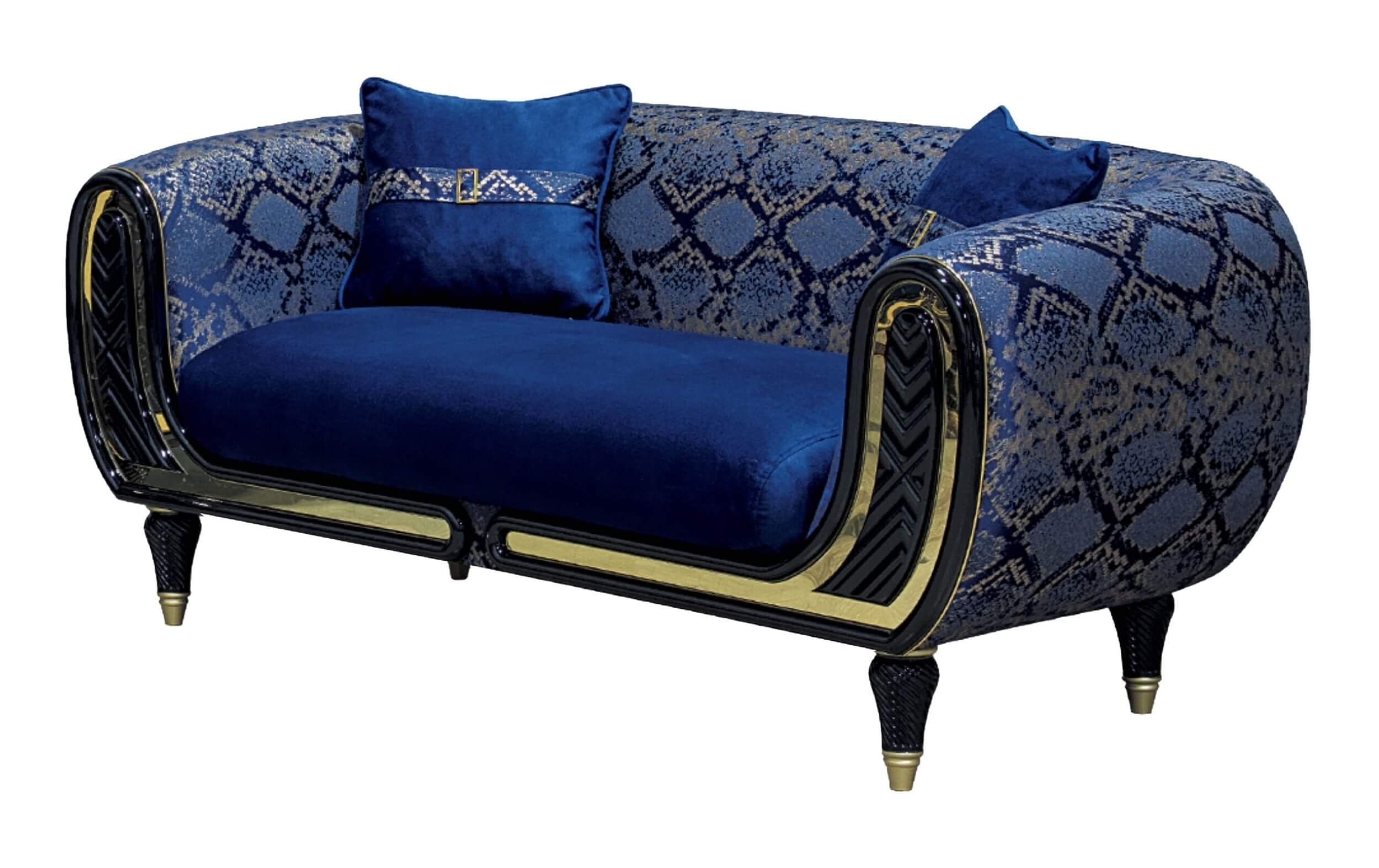Lima Velvet Living Room Set