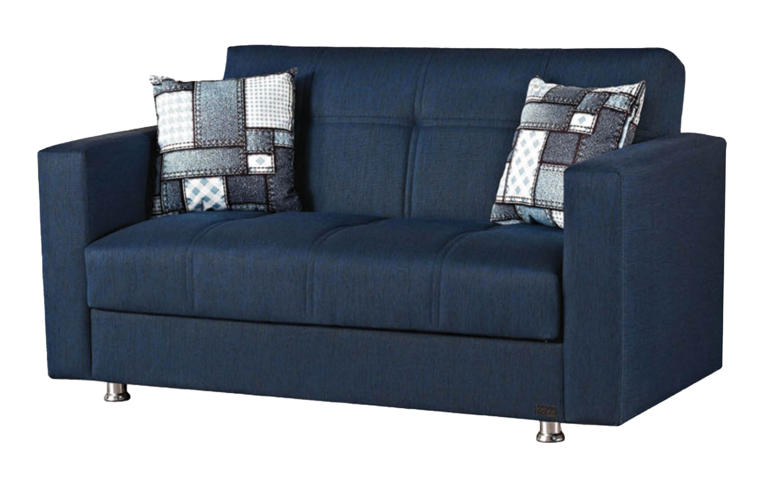 Miami Fabric Storage Sleeper Living Room Set