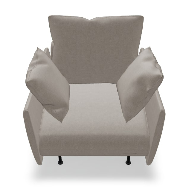 Lotus Armchair w/Narrow Armrest