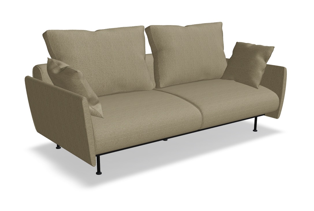 Lotus 87" Office Lounge Straight Sofa