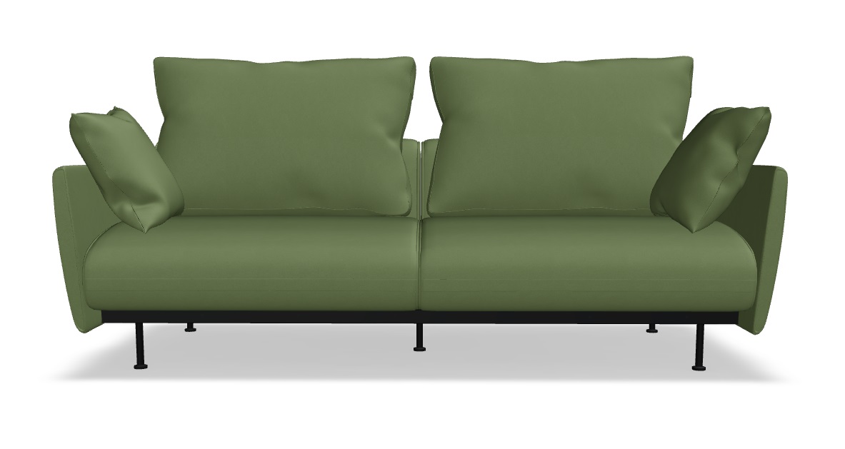 Lotus 87" Office Lounge Straight Sofa