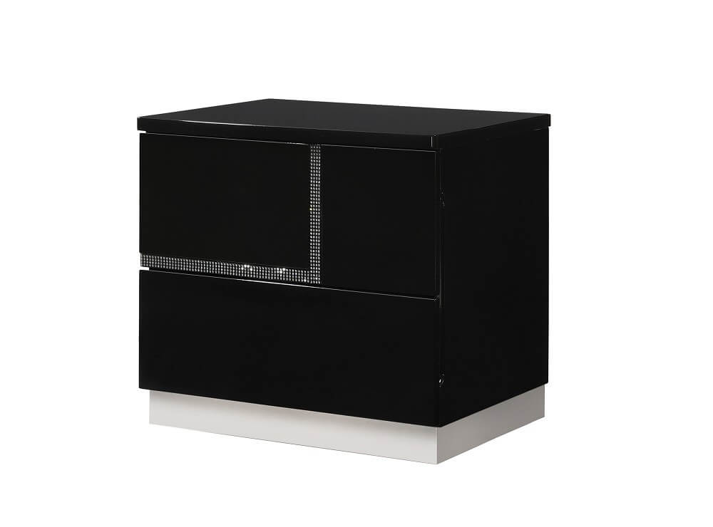 Lucca Modern Lacquer Right Nightstand