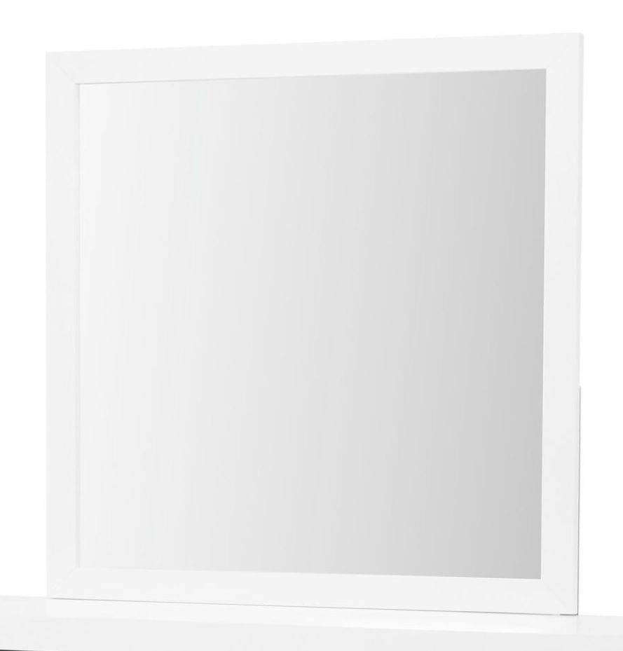 Luccia Wood Square Mirror