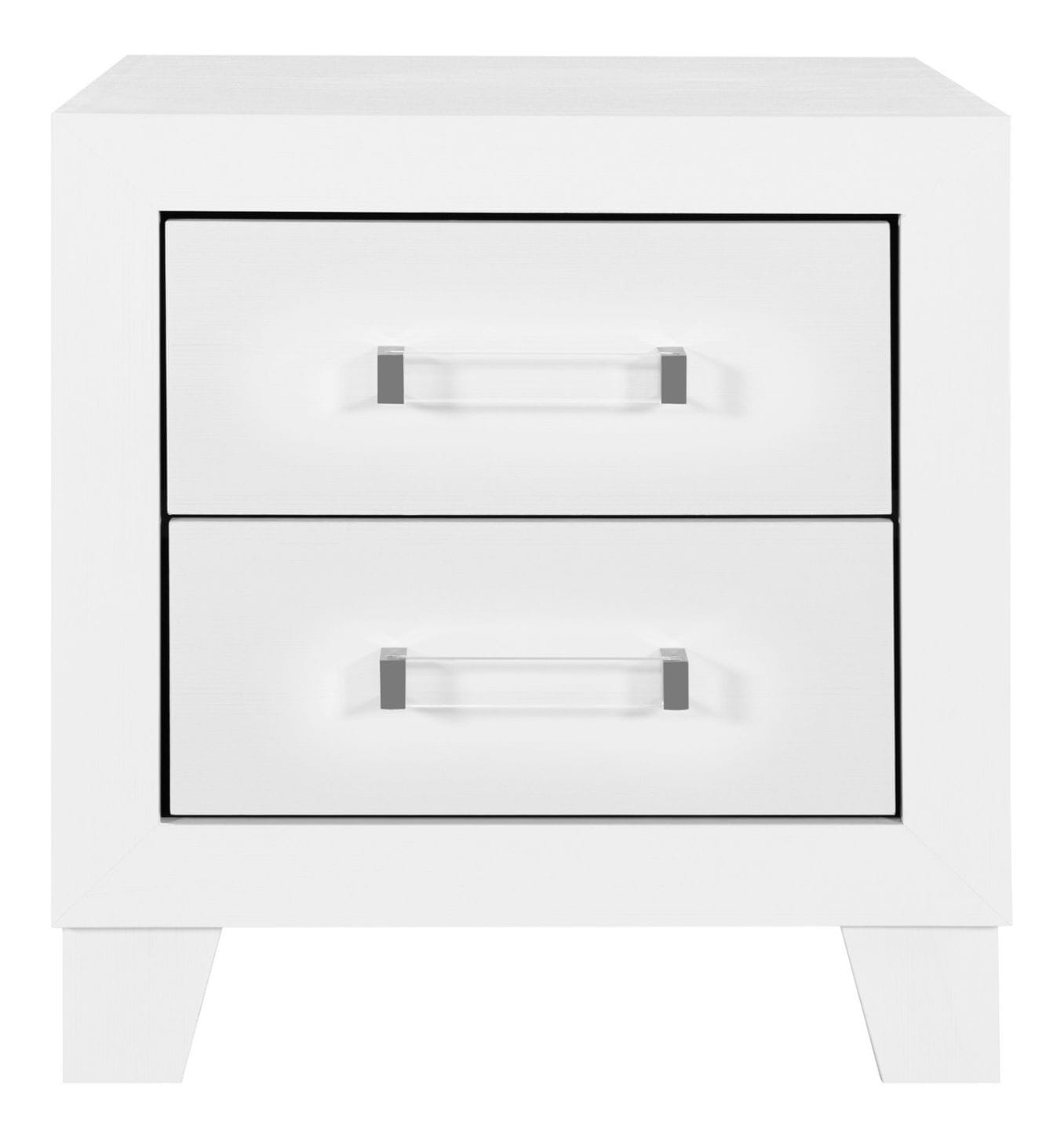 Luccia Wood Nightstand w/2 Drawers