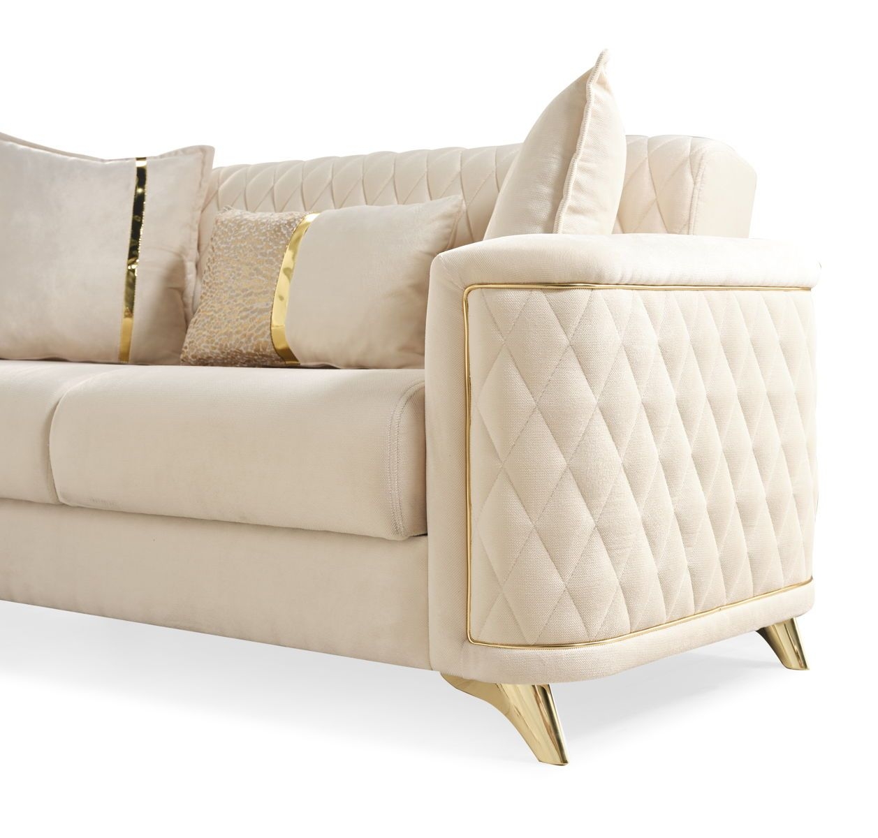 Luna Velvet Living Room Set