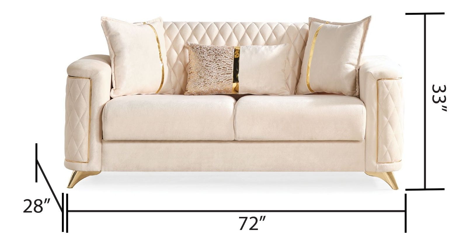 Luna Velvet Living Room Set