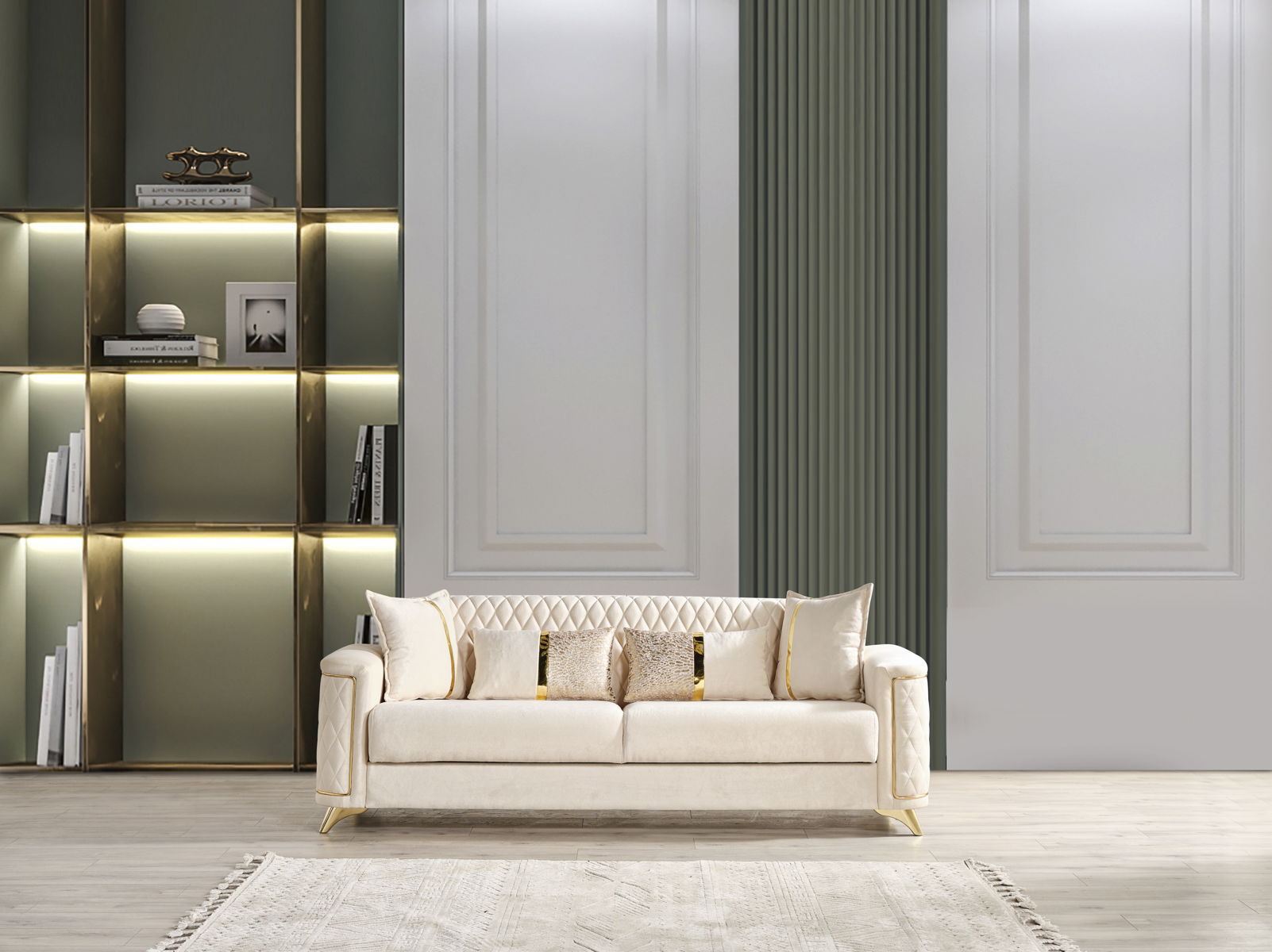 Luna Velvet Sofa