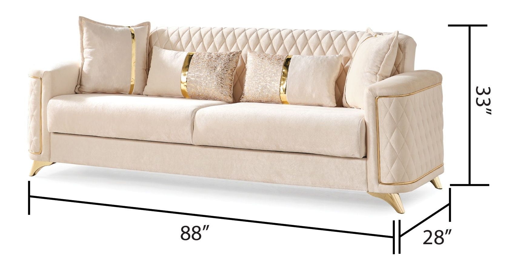 Luna Velvet Living Room Set