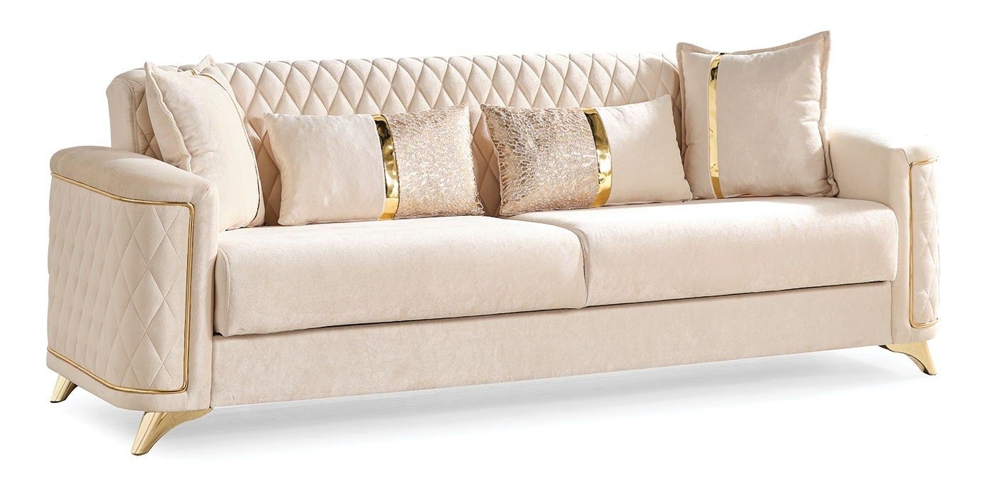 Luna Velvet Living Room Set