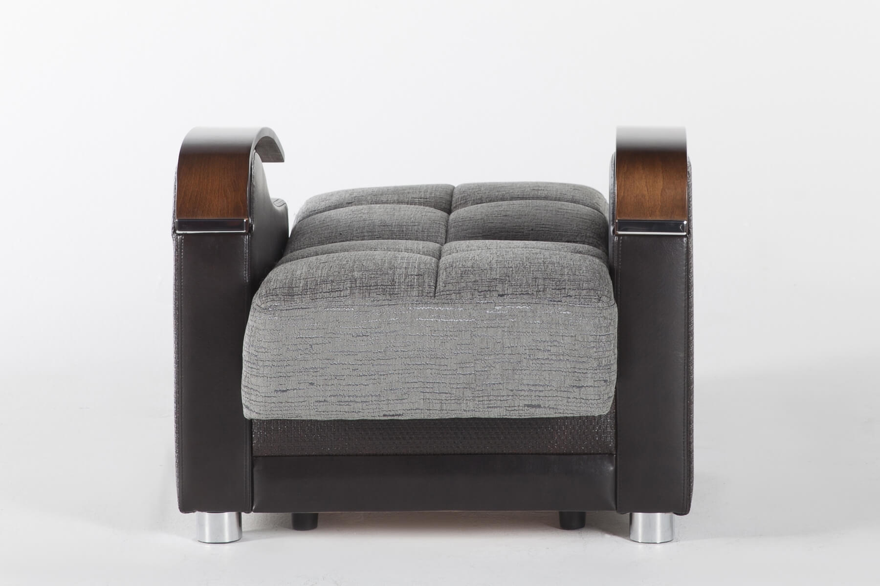 Luna Fabric Storage Sleeper Armchair