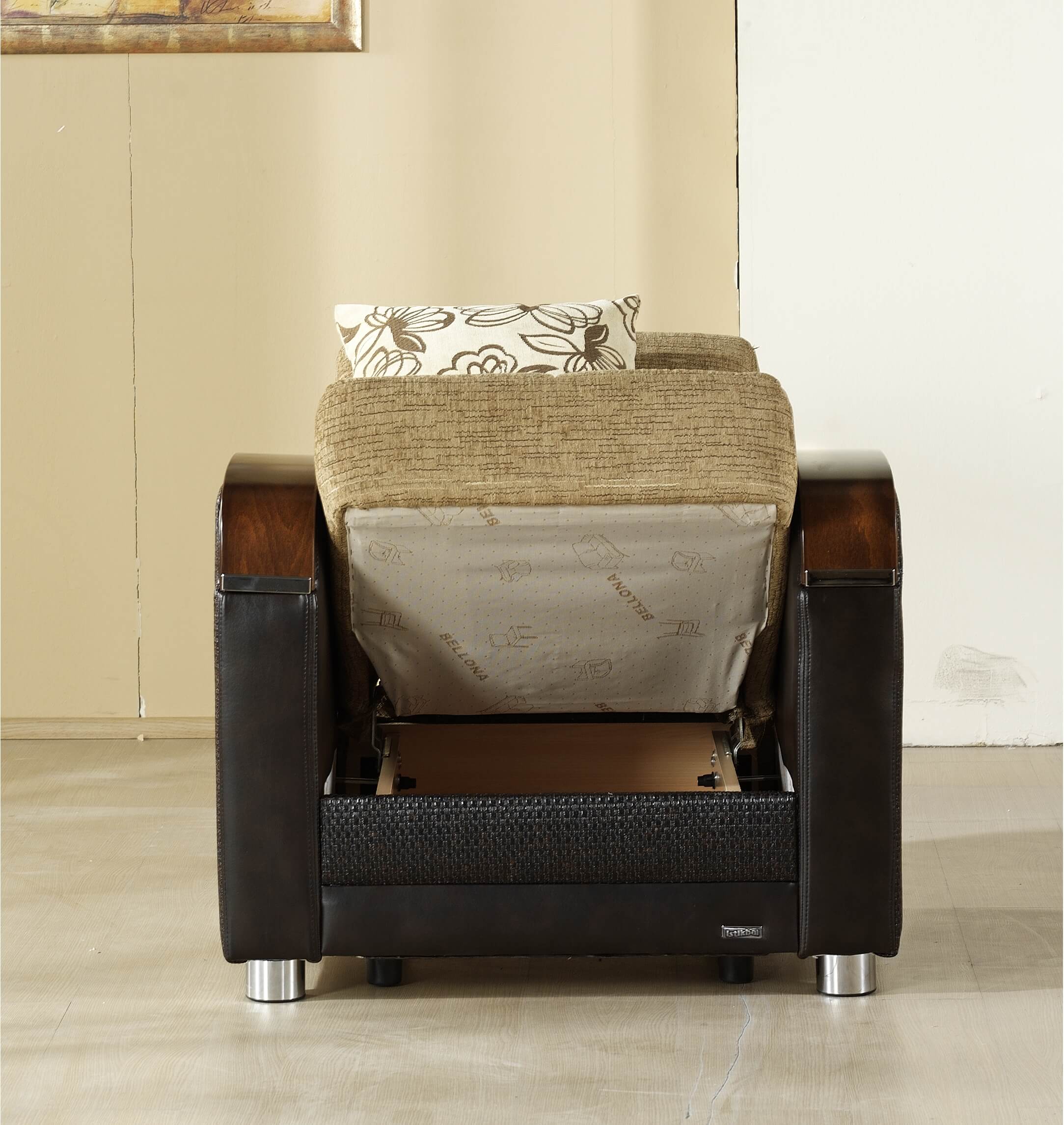 Luna Armchair Fulya L. Brown by Sunset (Istikbal) Furniture