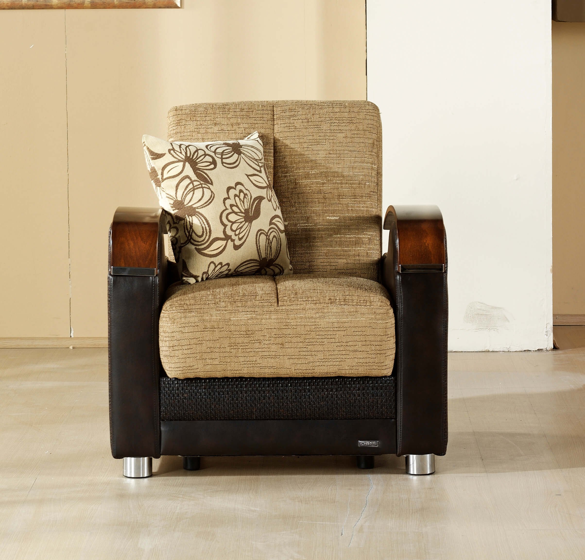 Luna Armchair Fulya L. Brown by Sunset (Istikbal) Furniture