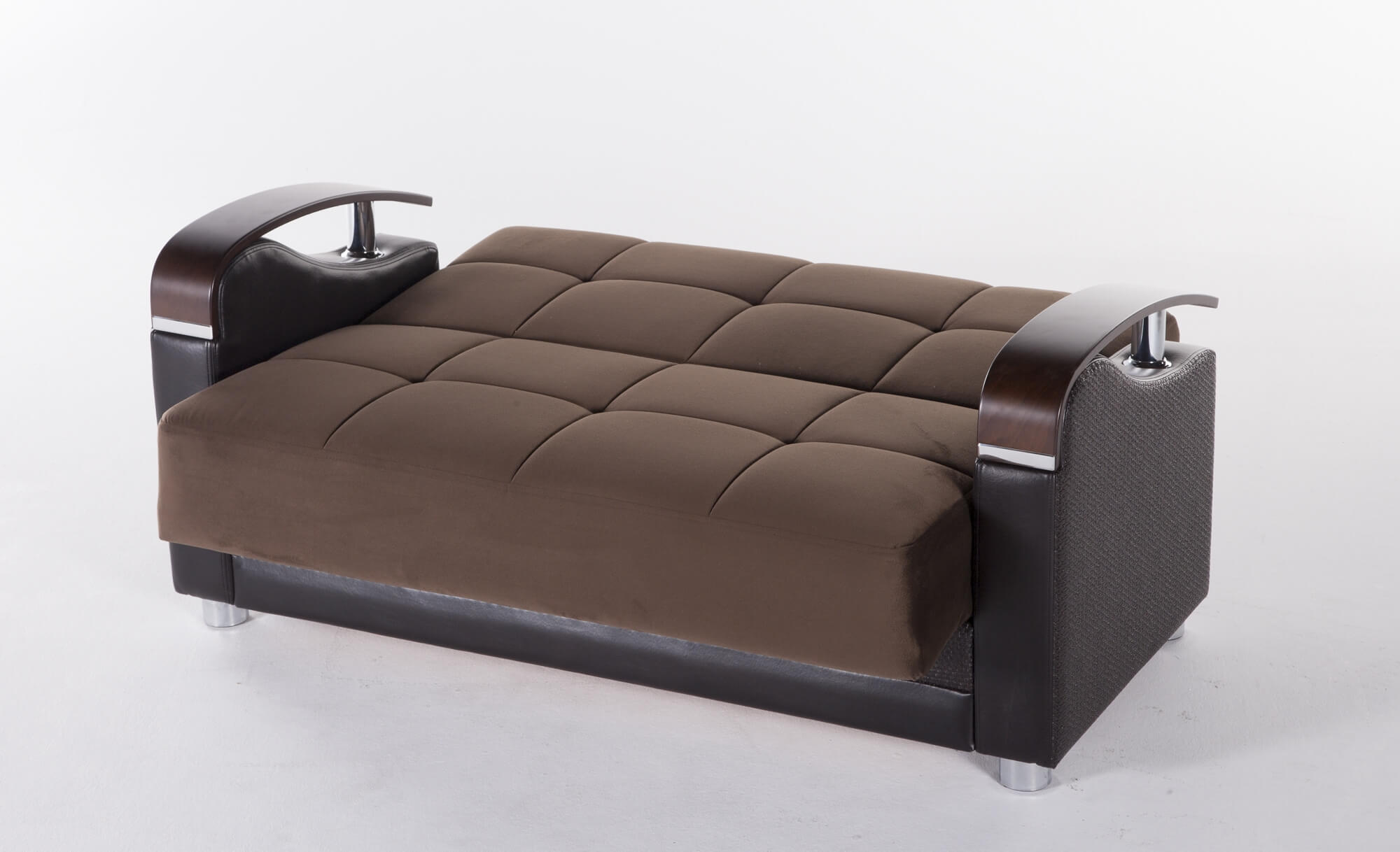 Luna Fabric Storage Sleeper Living Room Set