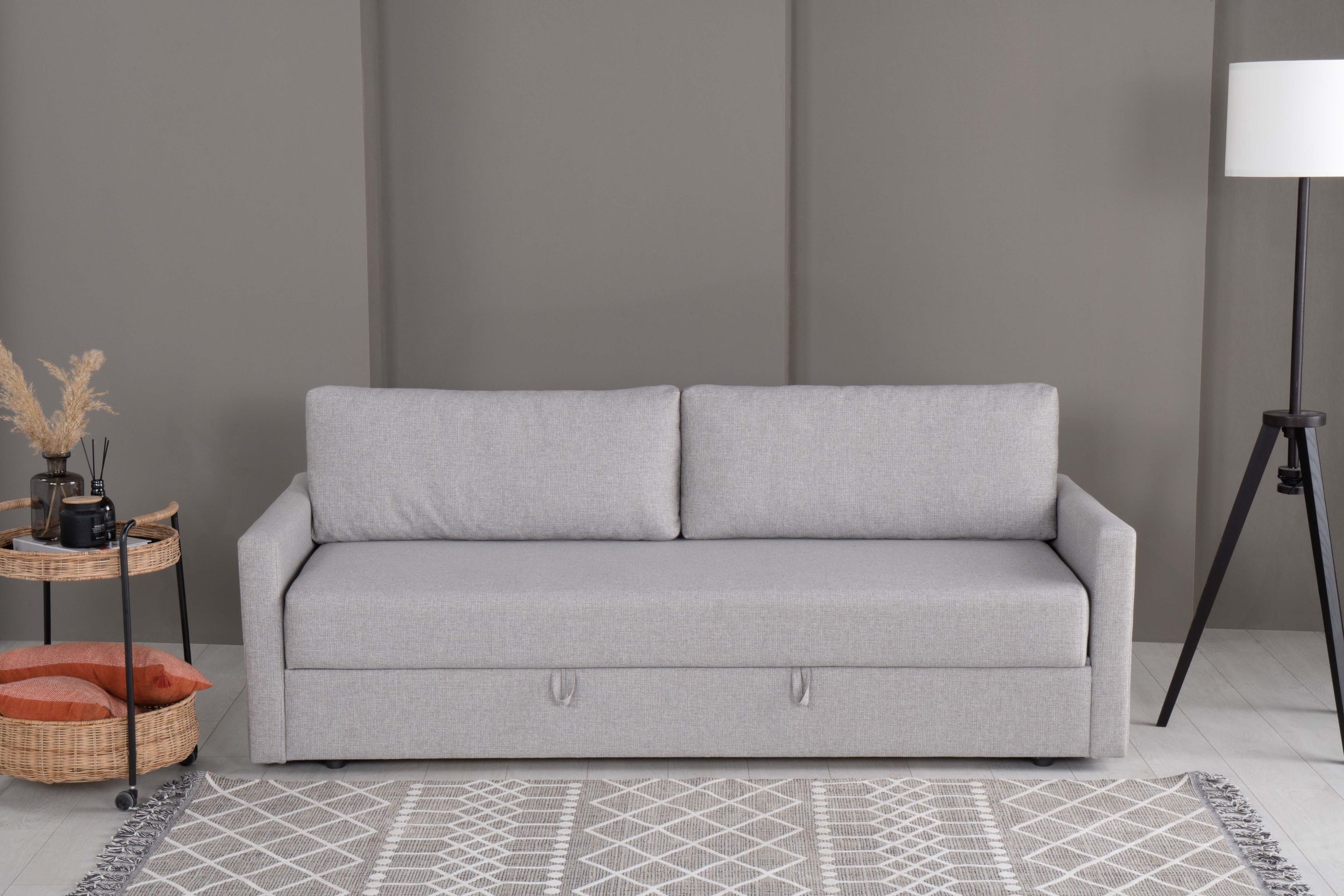 SM Lupin Fabric Pull Out Sleeper Sofa