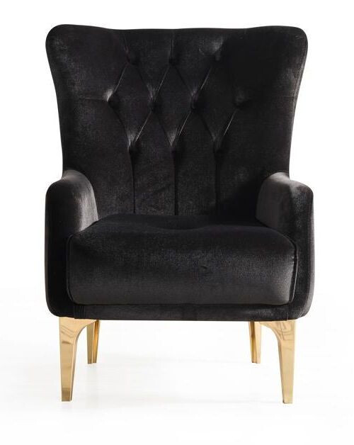 Lust Polyester Fabric Accent Chair
