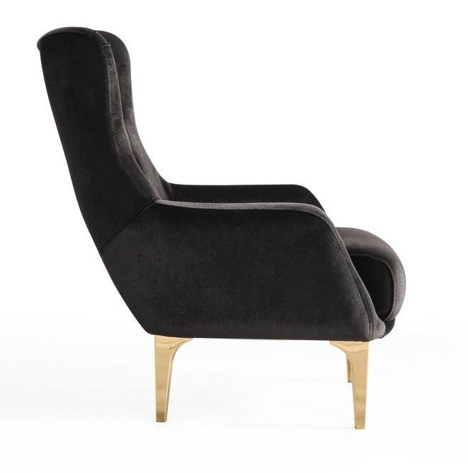 Lust Polyester Fabric Accent Chair