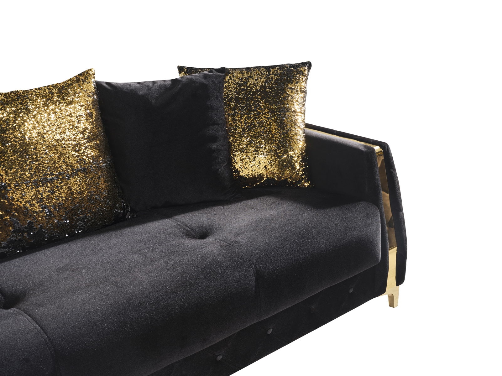 Lust Polyester Fabric Sleeper Loveseat with Under Seat Storage