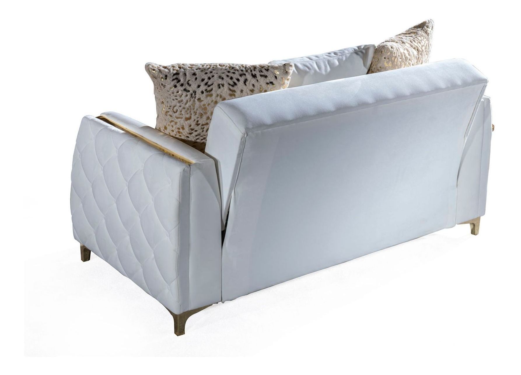 Lust Polyester Fabric Sleeper Loveseat with Under Seat Storage