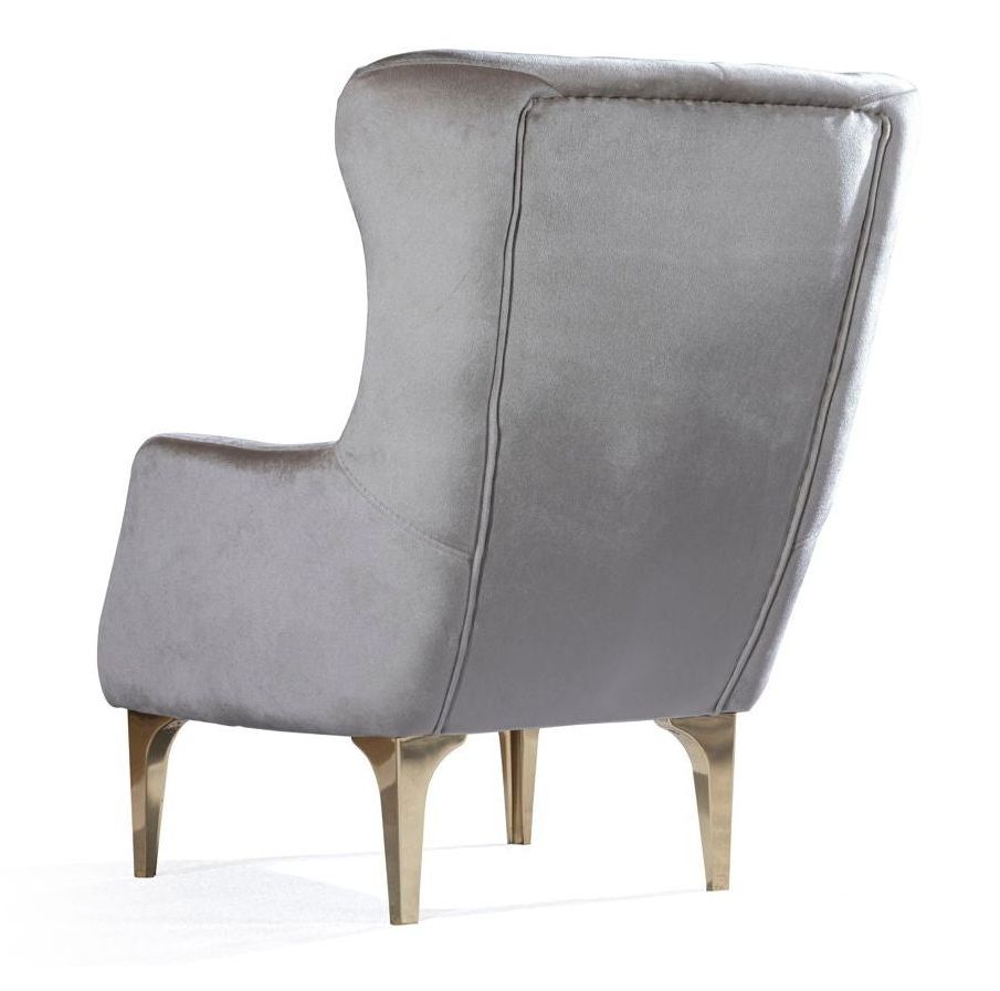 Lust Polyester Fabric Accent Chair
