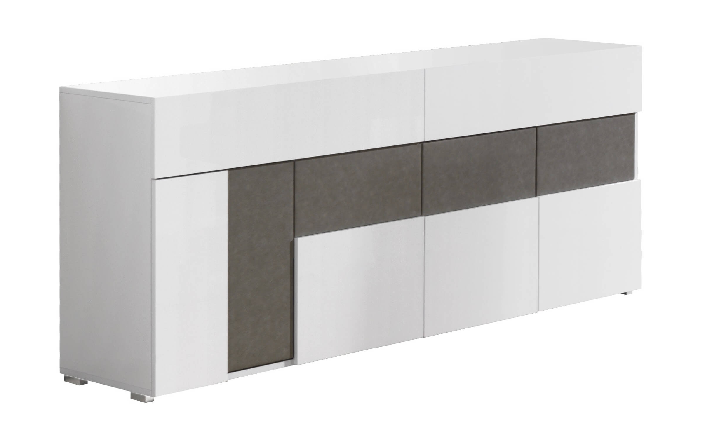 Luxuria Wood Veneer/Leatherette Extendable Dining Set