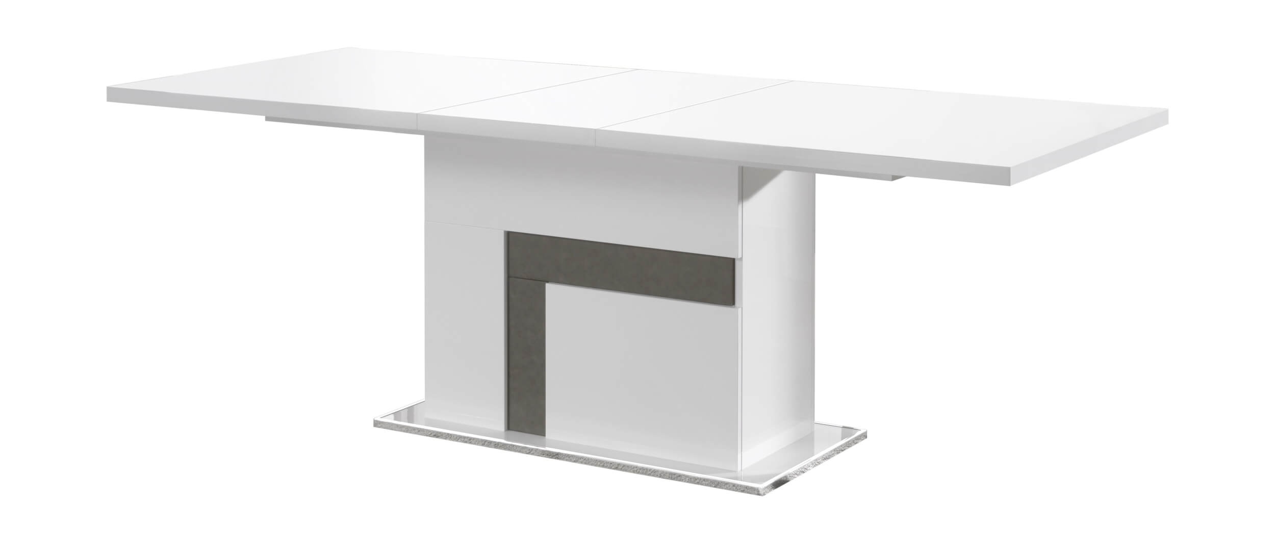 Luxuria Wood Veneer/Leatherette Extendable Dining Set