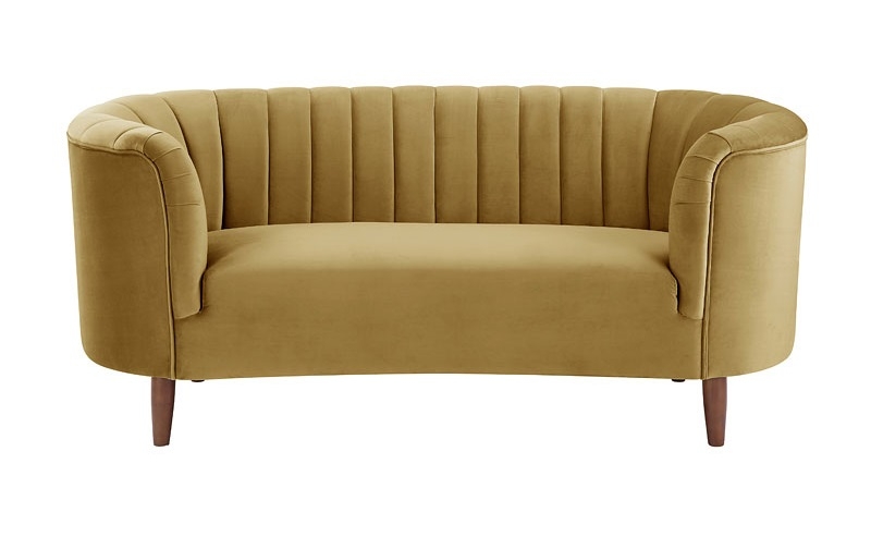 Millephri Velvet Loveseat