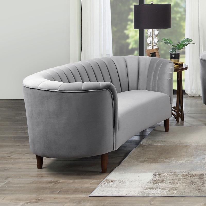 Millephri Velvet Loveseat