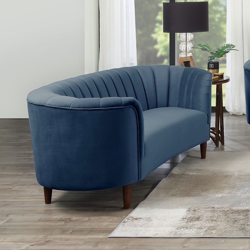Millephri Velvet Loveseat