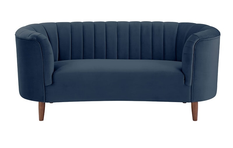 Millephri Velvet Loveseat
