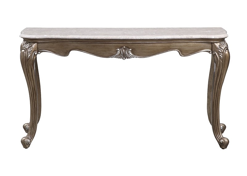Elozzol Marble/Wood Sofa Table