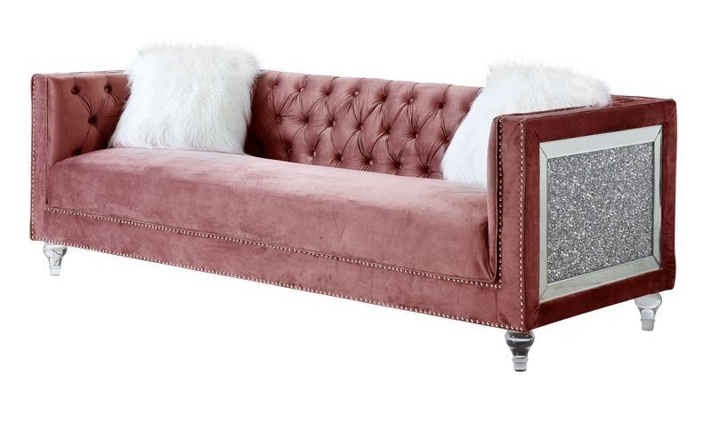 HeiberoII Velvet Tufted Living Room Set
