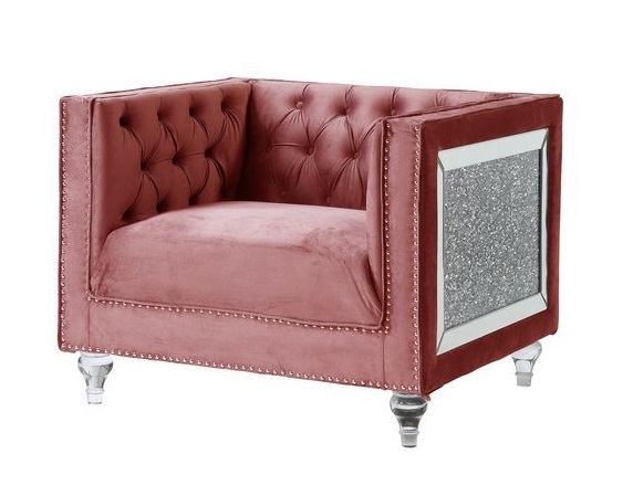 HeiberoII Velvet Tufted Living Room Set