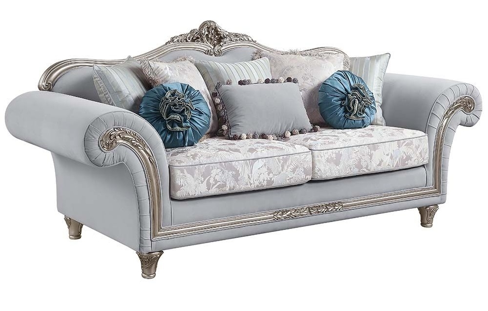 Pelumi Fabric/Wood Living Room Set