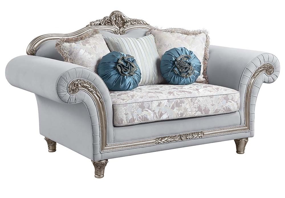 Pelumi Fabric/Wood Living Room Set
