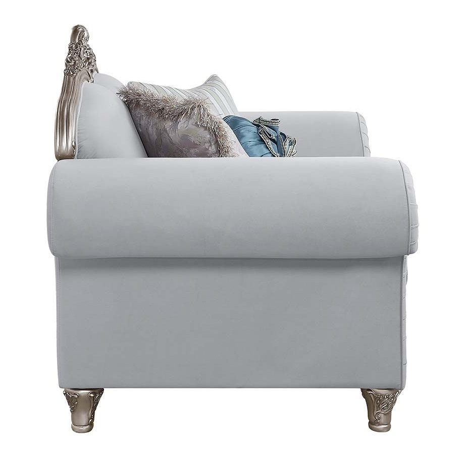 Pelumi Fabric/Wood Living Room Set