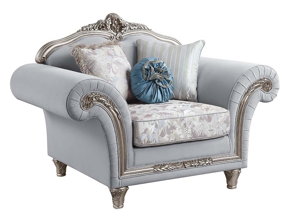 Pelumi Fabric/Wood Living Room Set