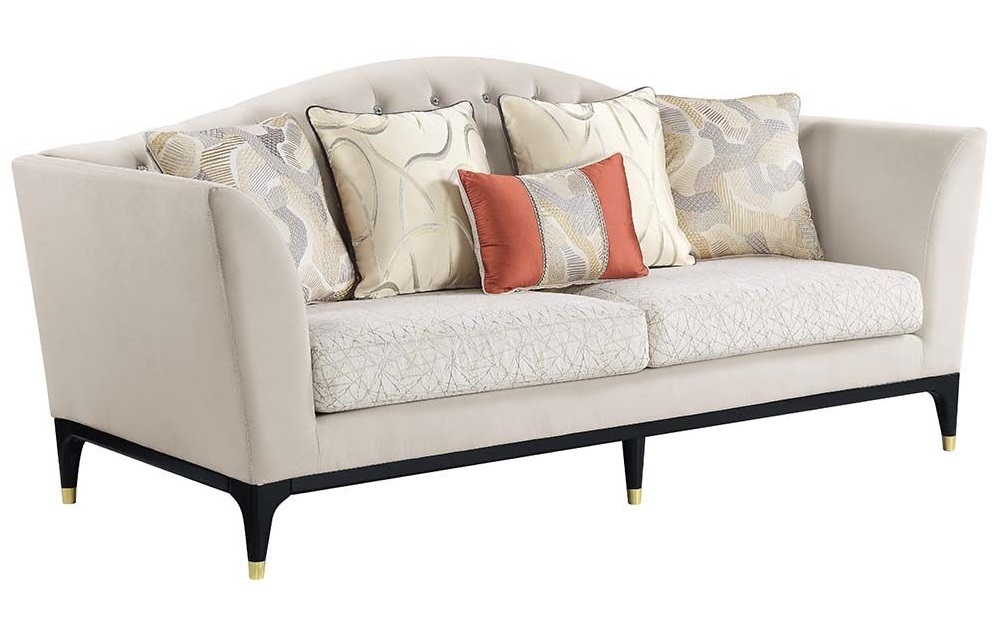Tayden Fabric/Wood Living Room Set
