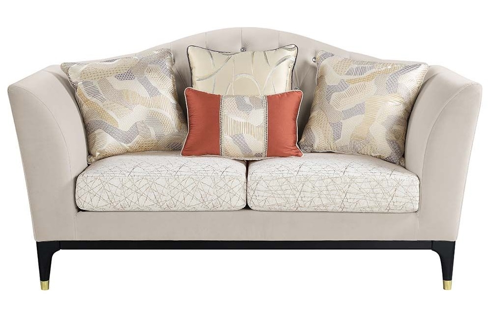 Tayden Fabric/Wood Living Room Set