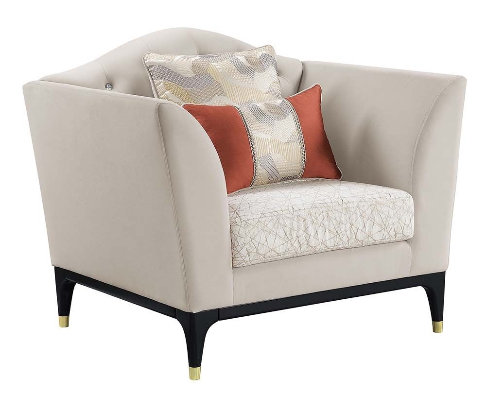 Tayden Fabric/Wood Living Room Set