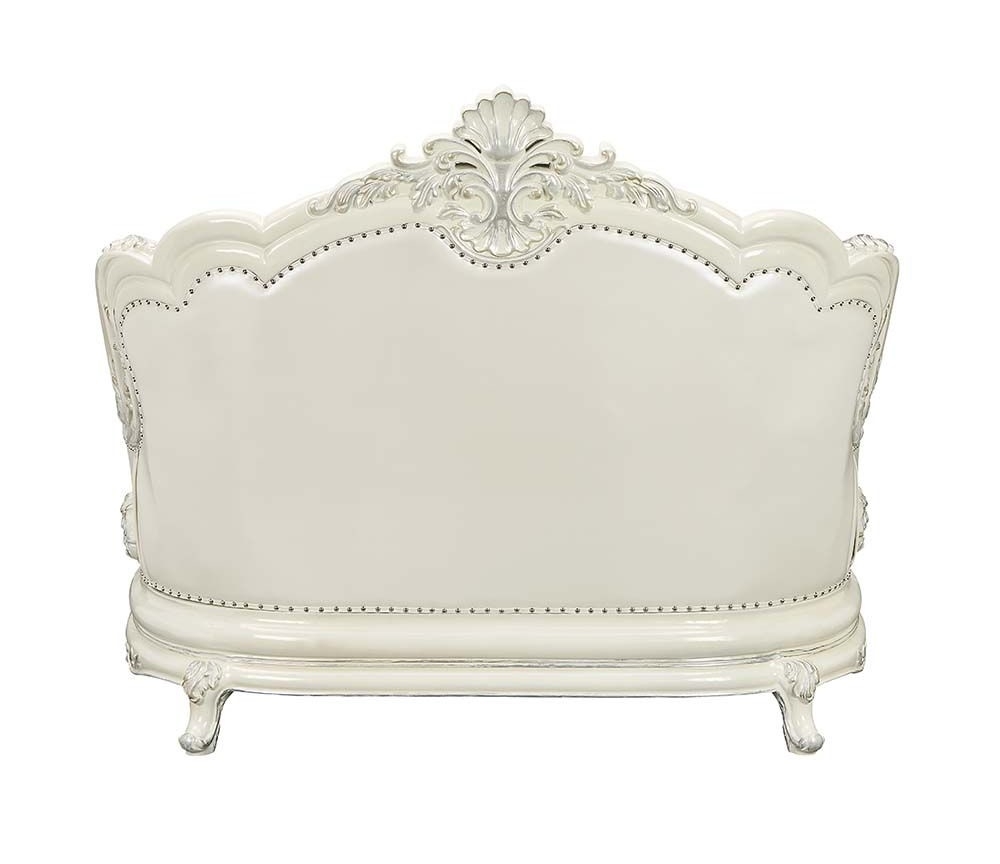ACME Adara Tufted Faux Leather Sofa 