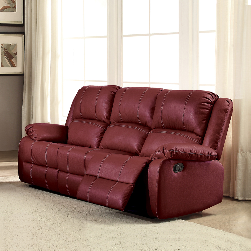 Zuriel Motion Leatherette Reclining Sofa