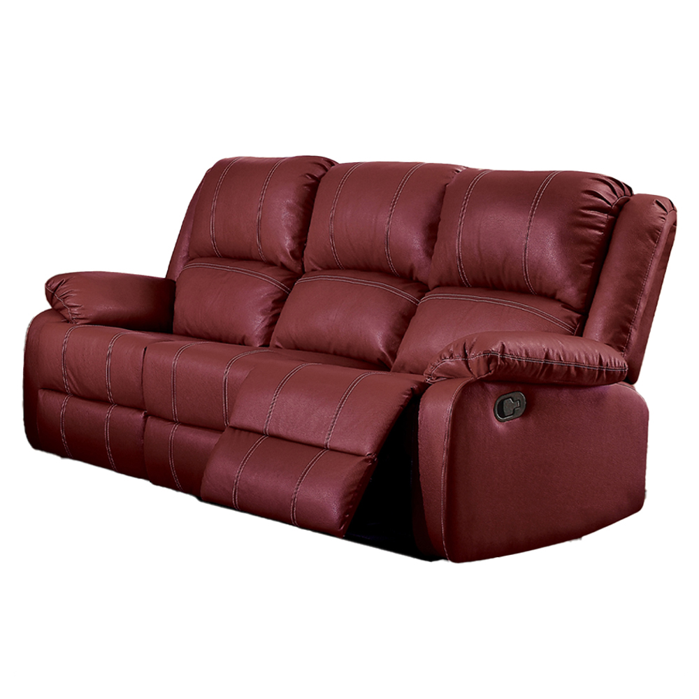 Zuriel Leatherette Reclining Living Room Set