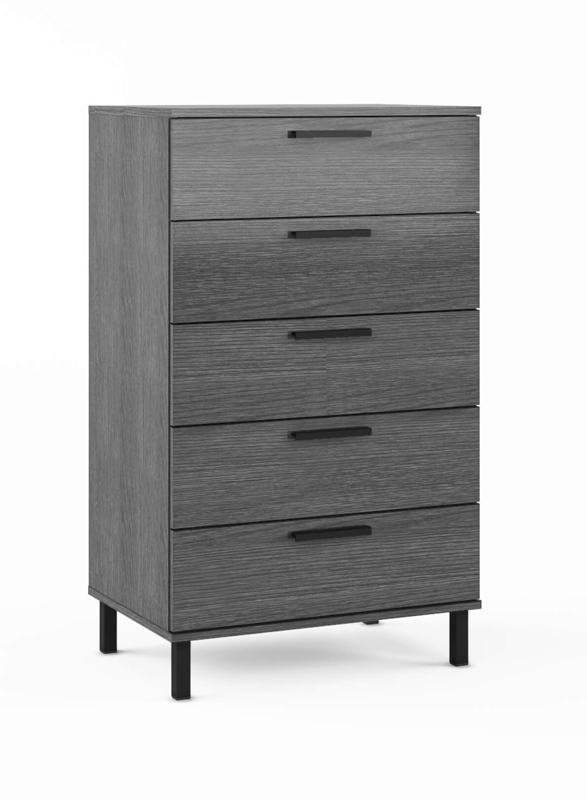 Lyon Faux Leather Tufted Platform Bedroom Set
