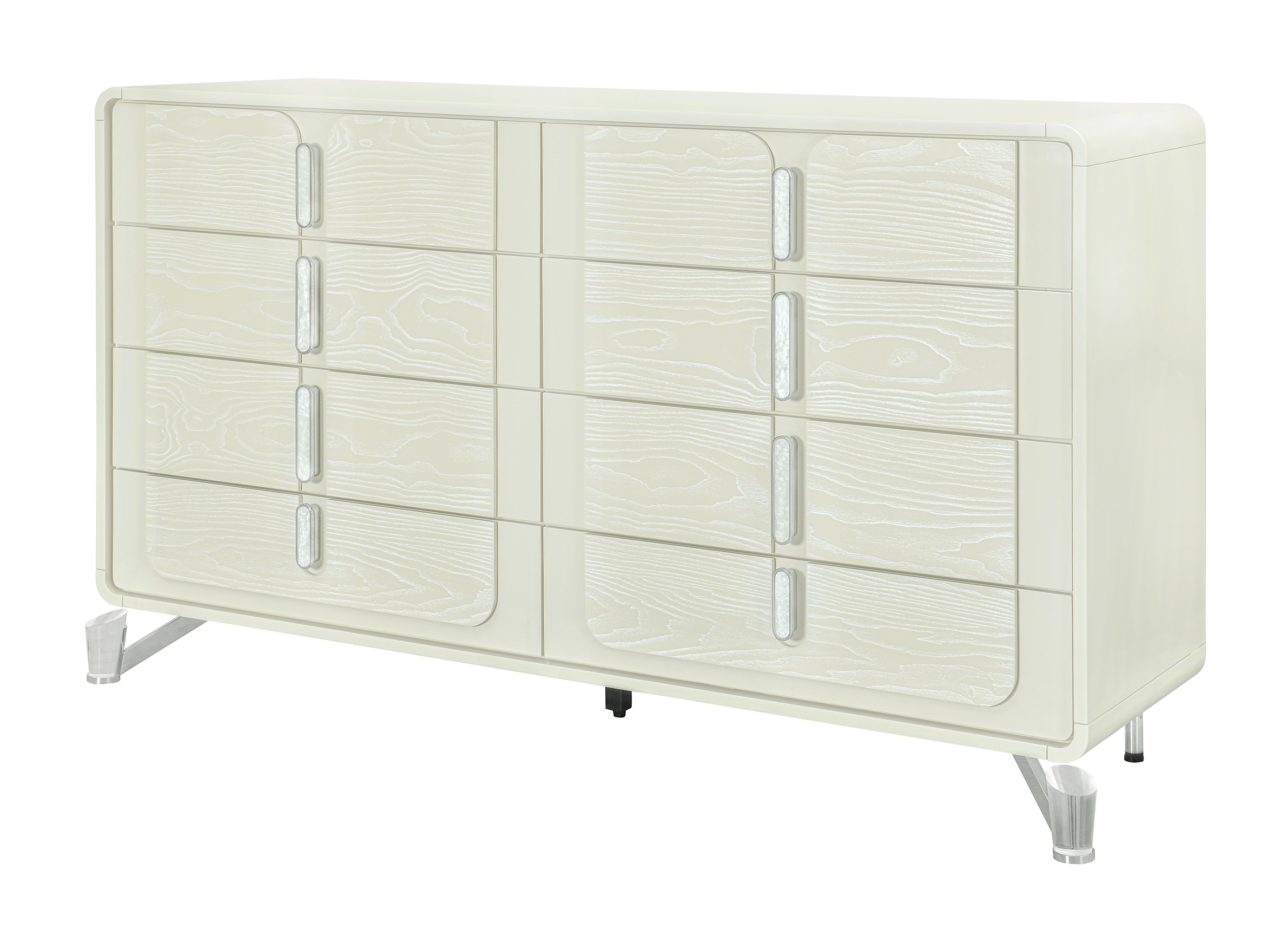 Lyra Panel Bedroom Set with LED
