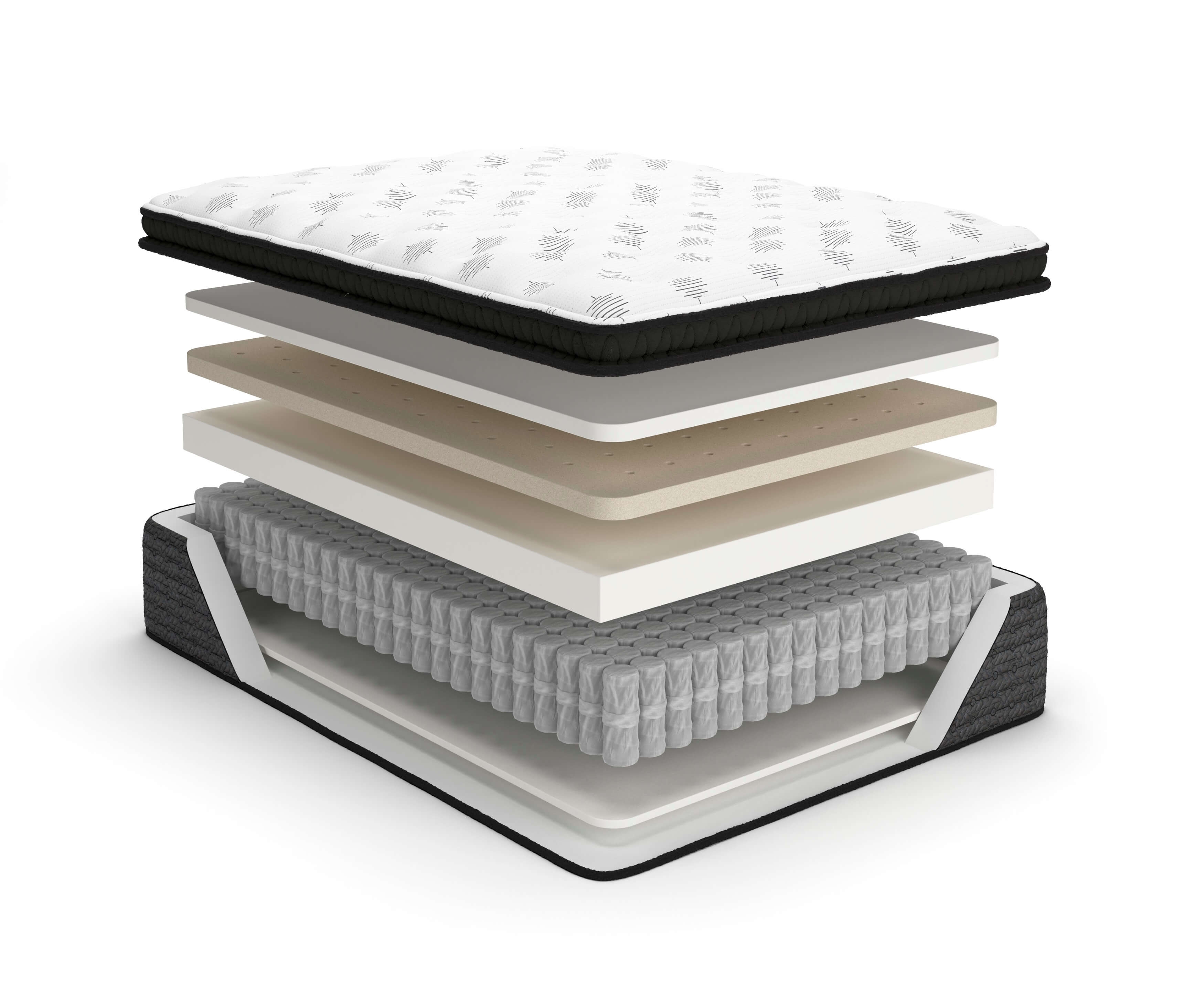 17" Ultra Luxury PT Latex Mattress, California King Size