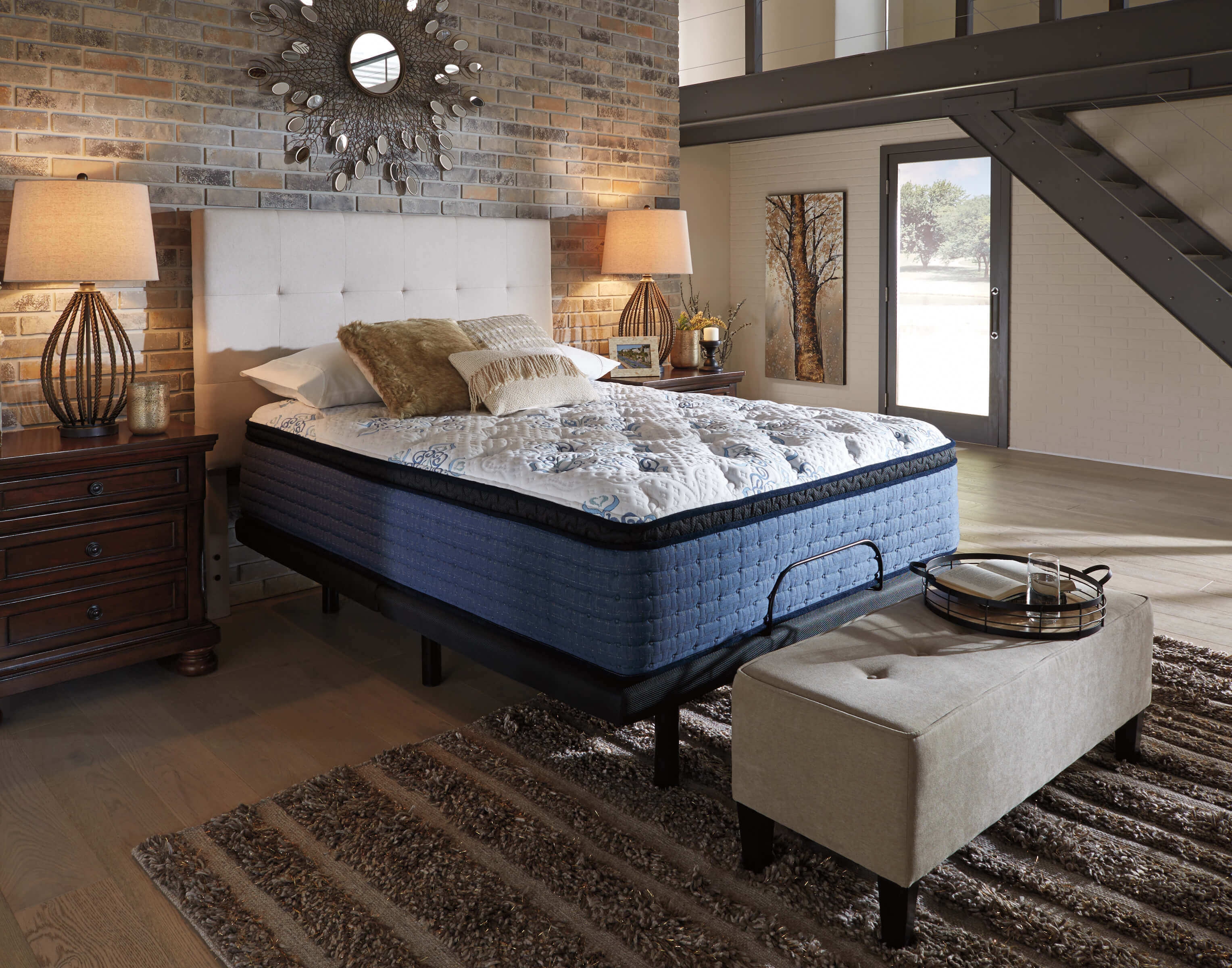 16" Mt Dana Euro Top Memory Foam Mattress