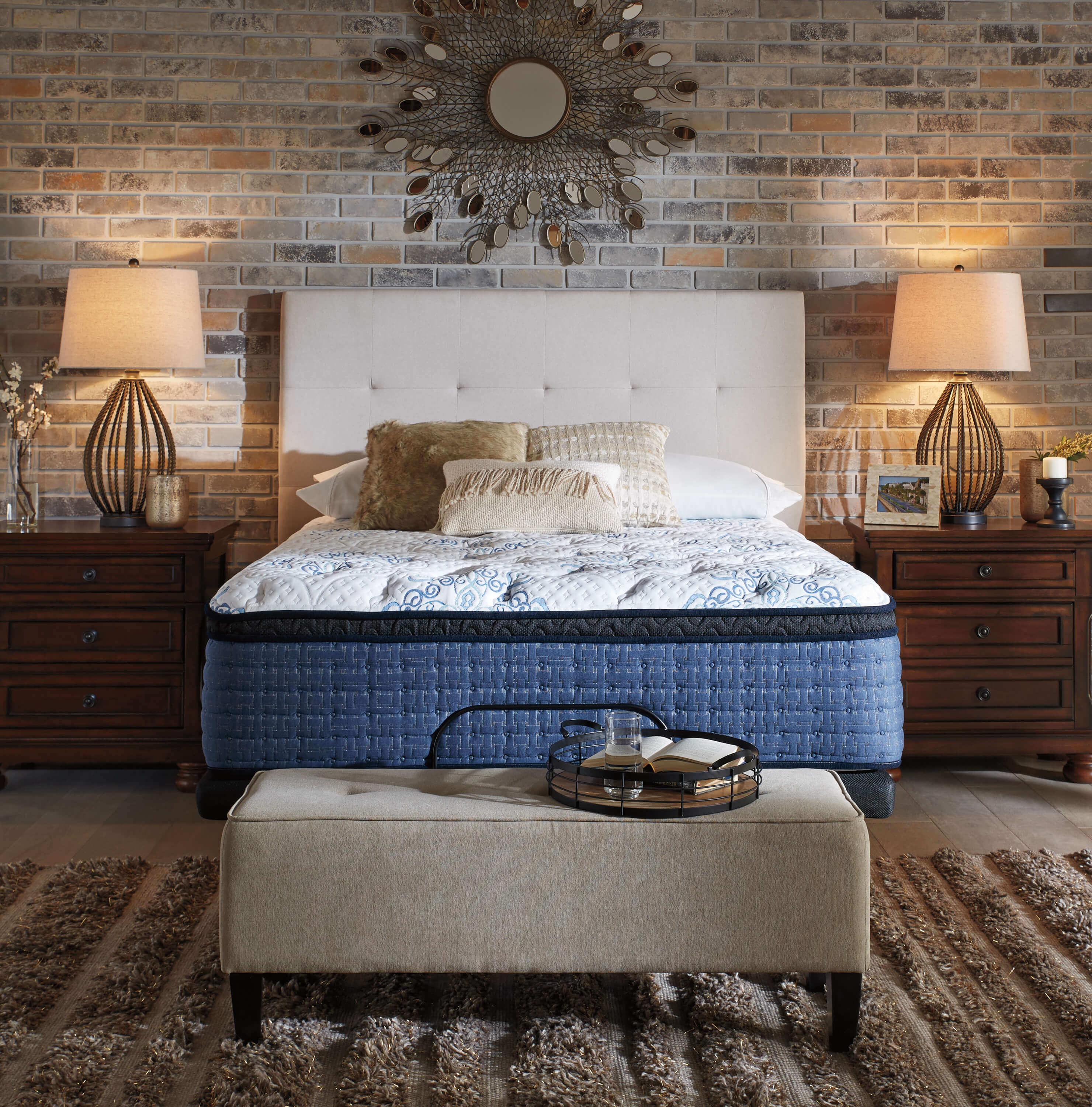 16" Mt Dana Euro Top Memory Foam Mattress