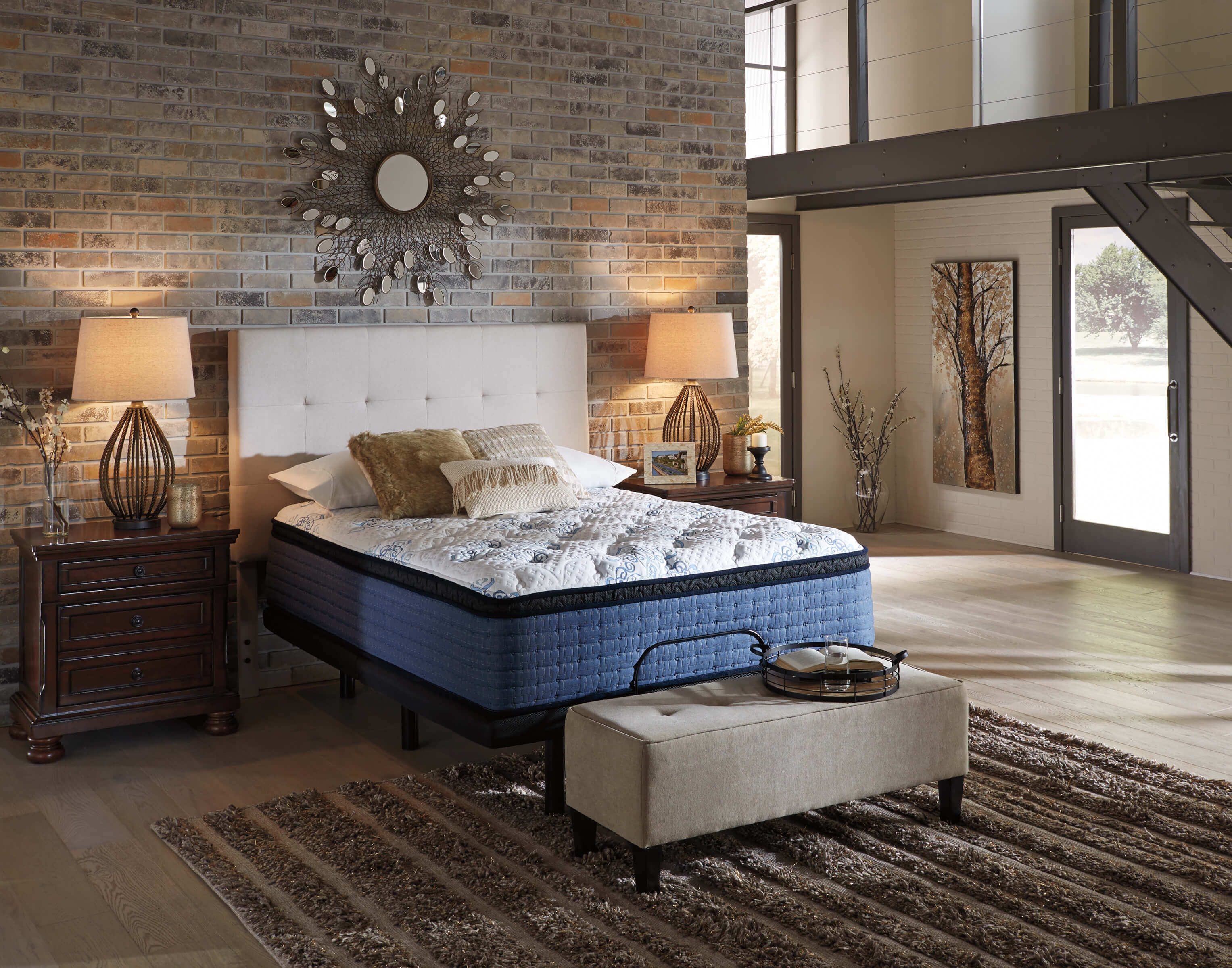 16" Mt Dana Euro Top Memory Foam Mattress