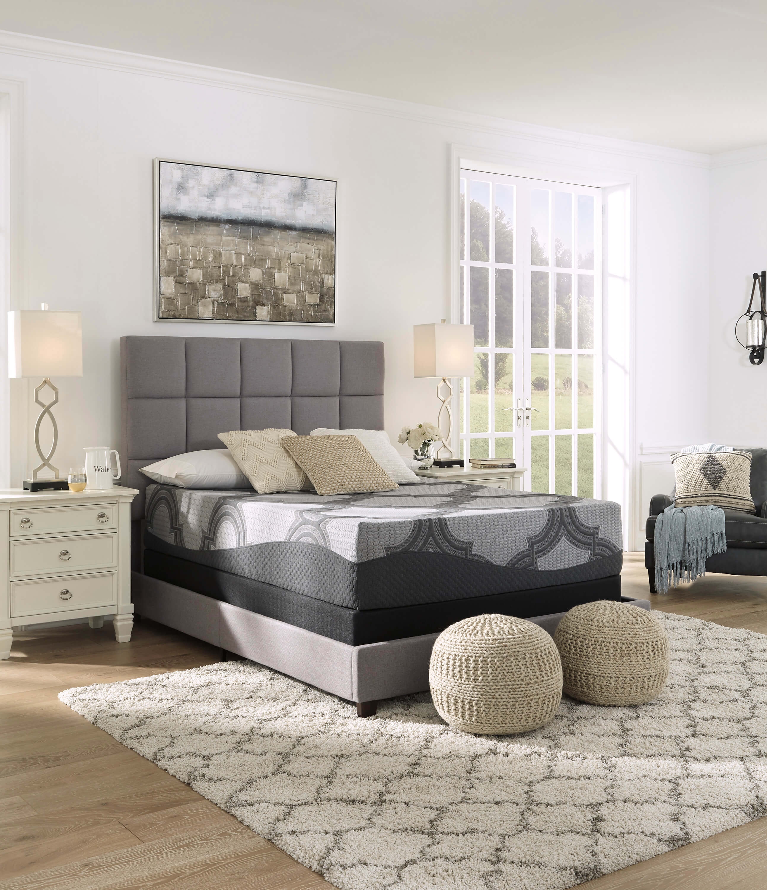 12" Ashley Hybrid Memory Foam Mattress