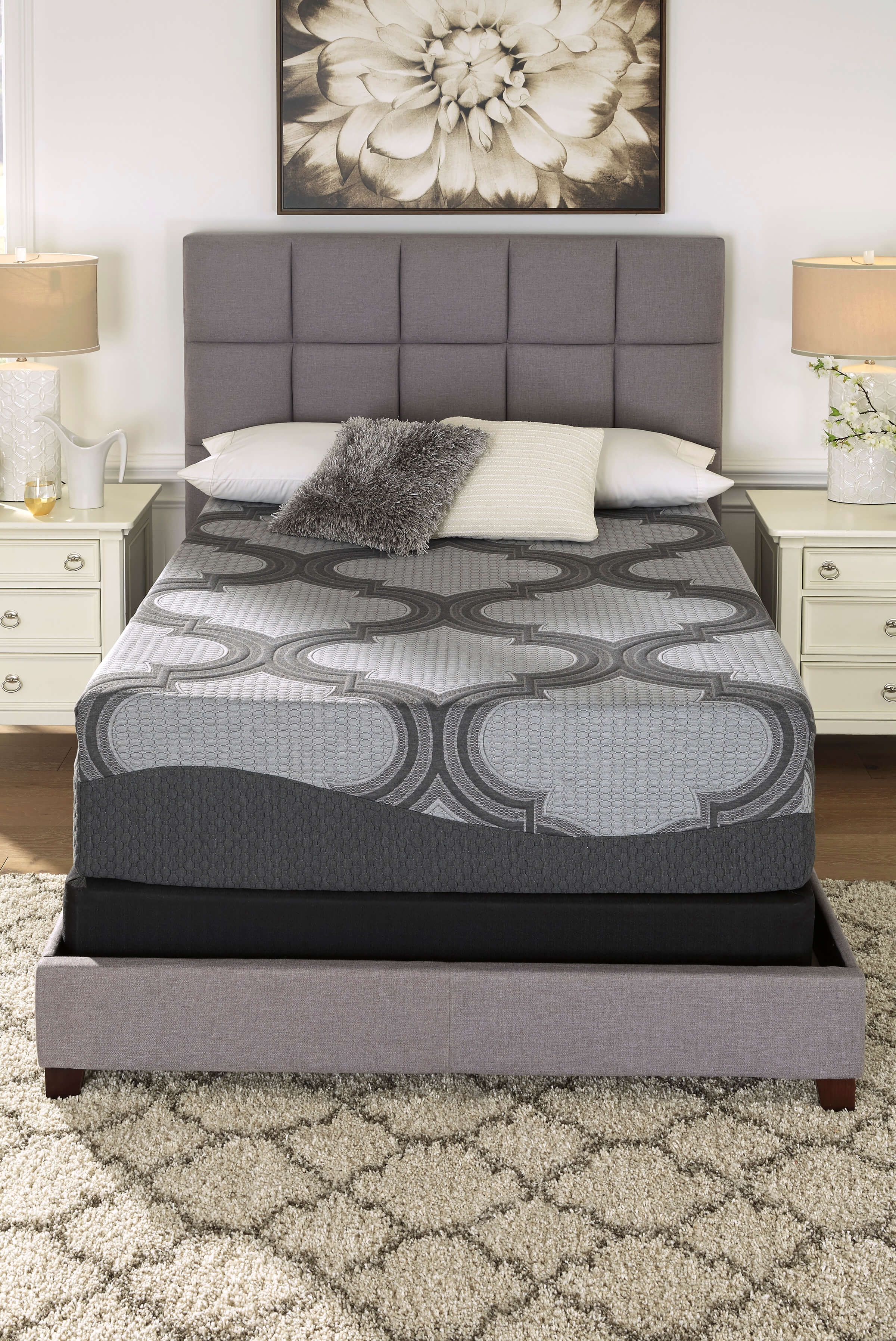 14" Ashley Hybrid Memory Foam Mattress, King Size